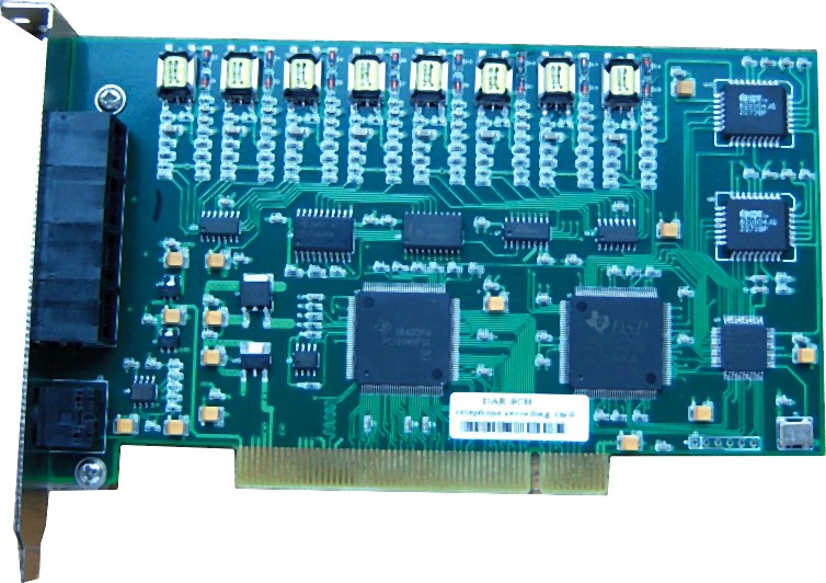 Mua - Bán Card ghi âm Tansonic 16 line - Kết nối máy tính qua khe PCI